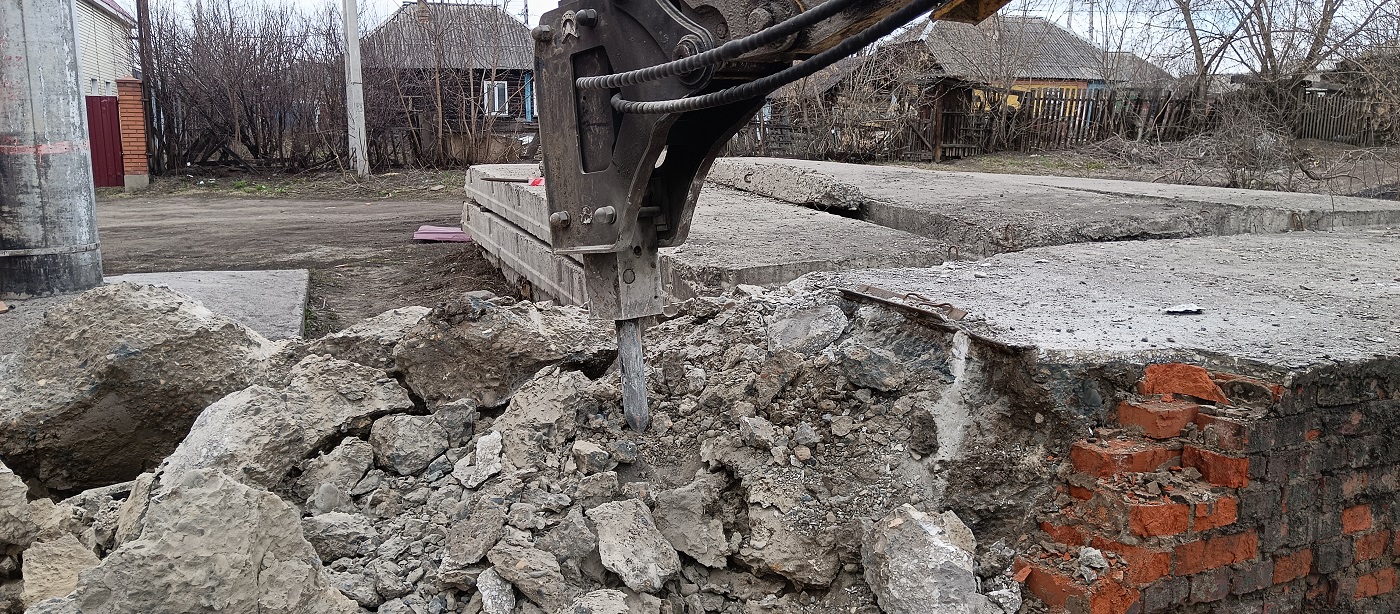 Услуги и заказ гидромолотов для демонтажных работ в Усть-Камчатске